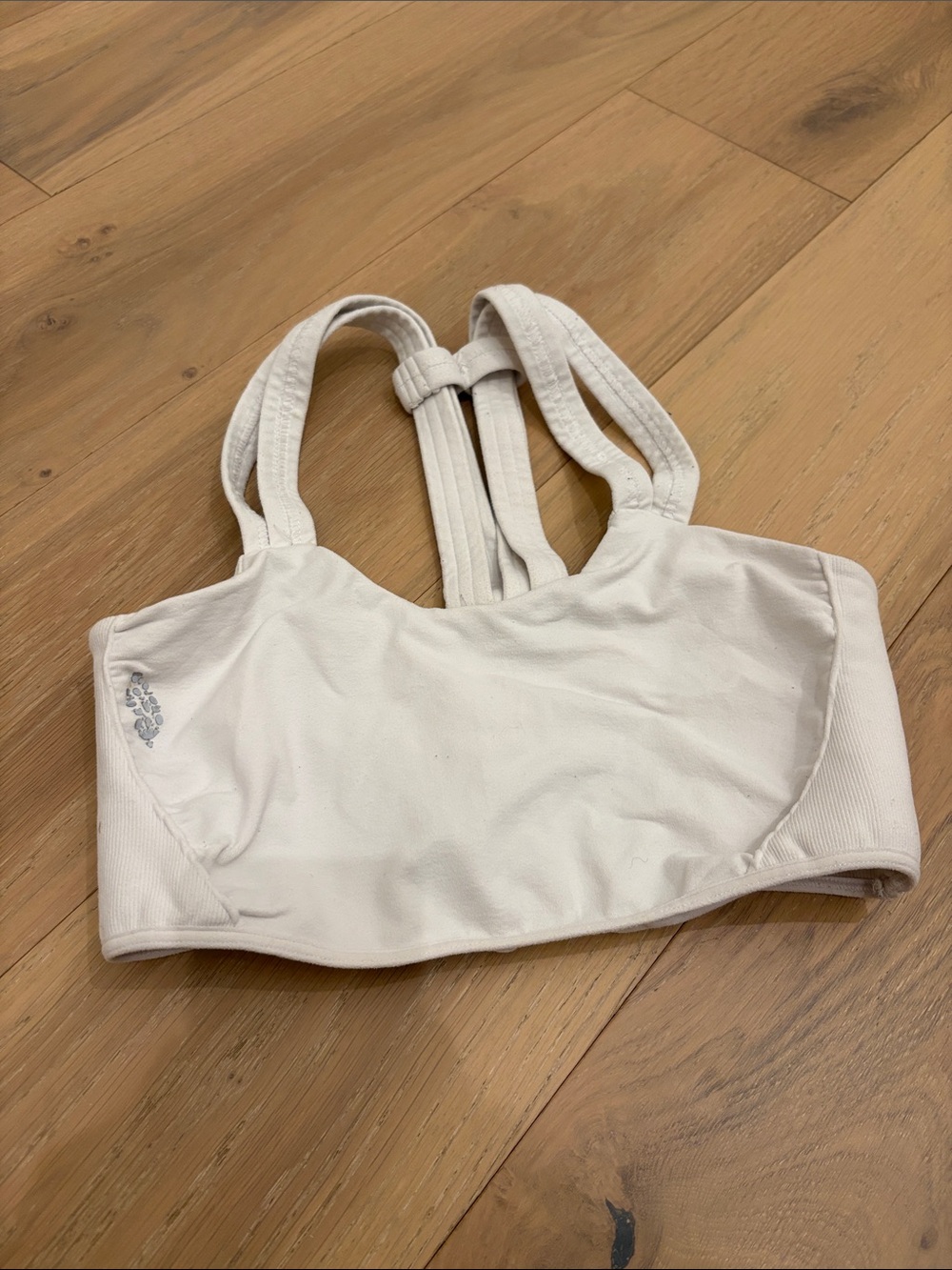 Free People Movement White Strappy Sports Bra